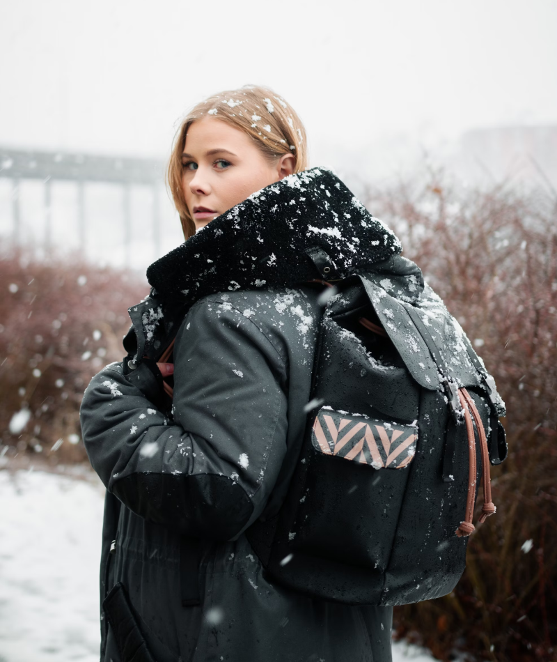 Azure Adventure Leather Backpack1