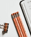 Motivational Burst Orange Pencils