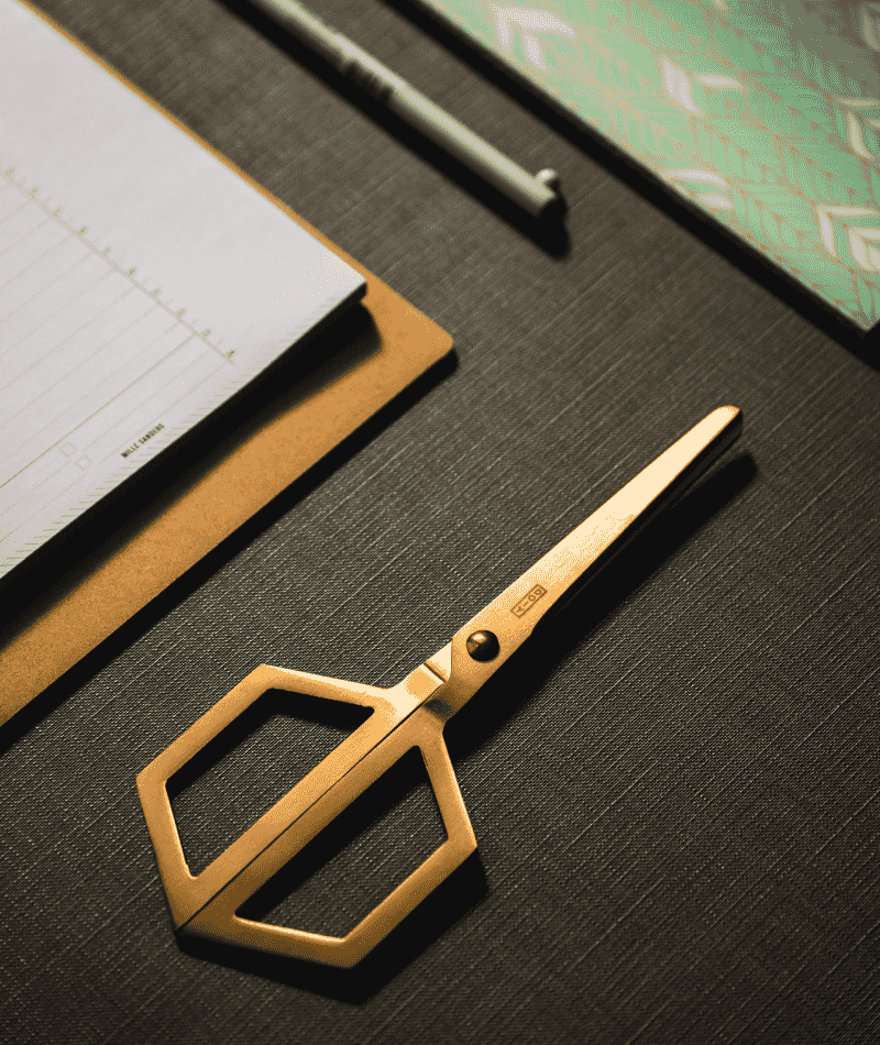 Modern Brass Scissors