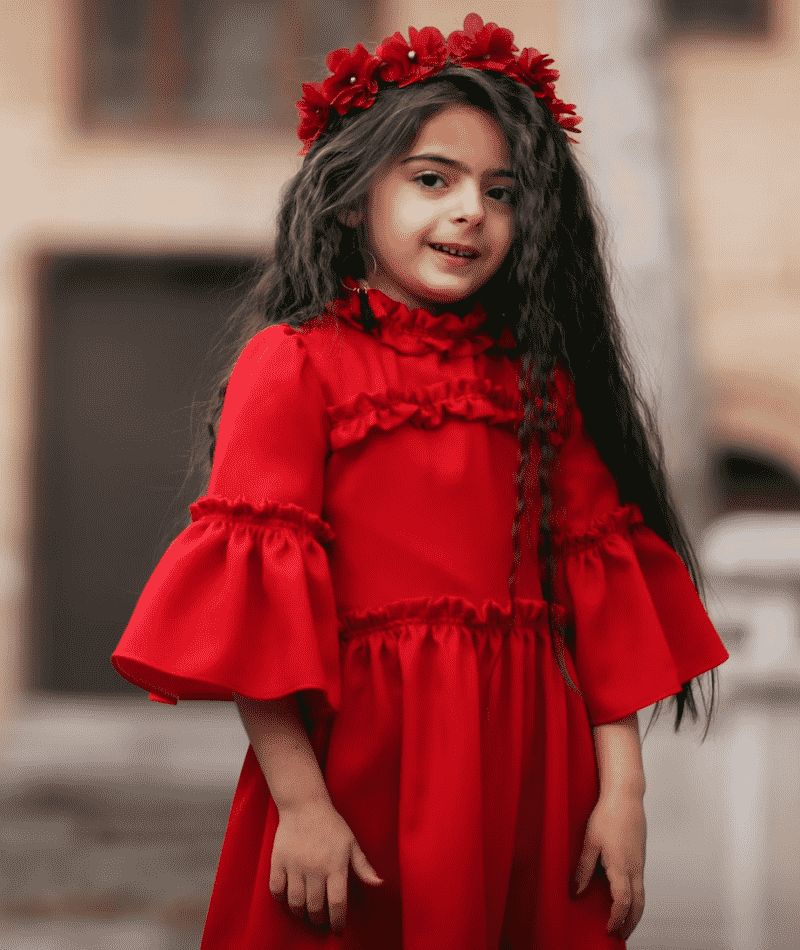 Ruby Red Kids' Dress