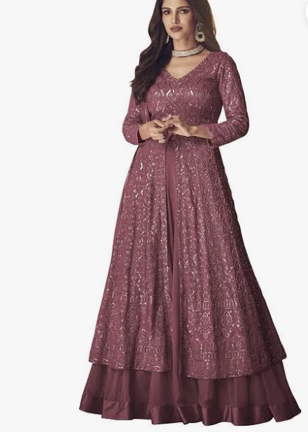 Elegant Long Sleeve Floral Maxi 1