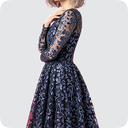 Elegant Long Sleeve Floral Maxi 11