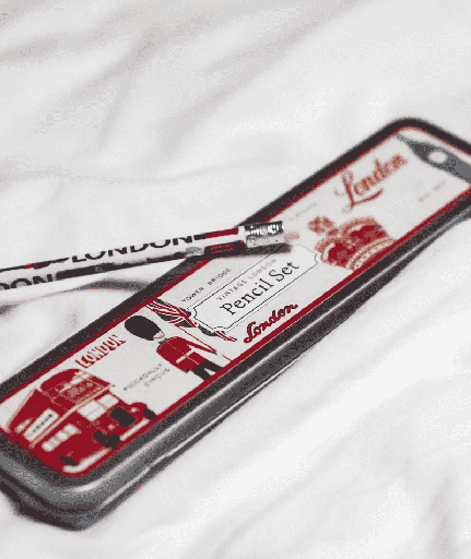 [CP5001-LONDON] London-Themed Pencils with Metal Pencil Box